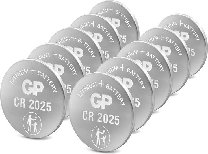Image du produit GP Batteries Pile CR2025 - 10 pièces (10 pcs)