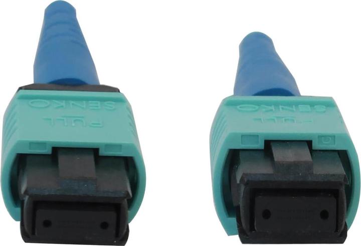 Produktbild Eaton 40/100/400G Multimode 50/125 OM3 Fiber Optic Cable 24F MTP/MPO-PC F/F LSZH Aqua 10m (10 m)