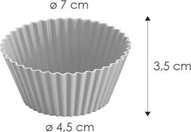 Actual product image Tescoma Silicone ramekins ¥ 7 cm, 6 pcs delicia (7 cm)