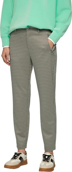 Immagine prodotto s.Oliver Hose Gemusterte Stoffhose mit elastischem Bund (36)