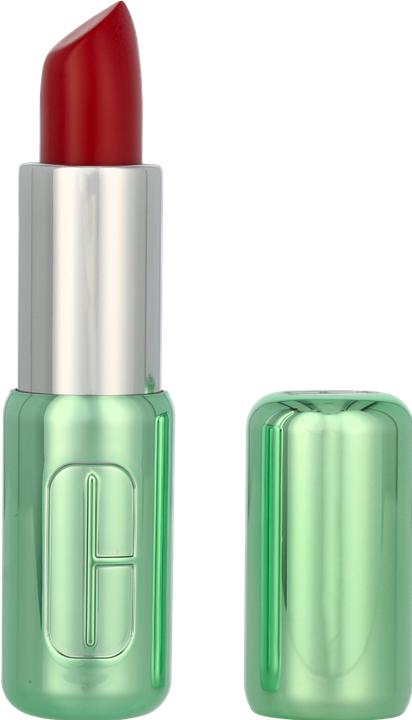 Actual product image Clinique Pop Longwear Lipstick Peppermint Pop - Satin 3.9g (Peppermint Pop)