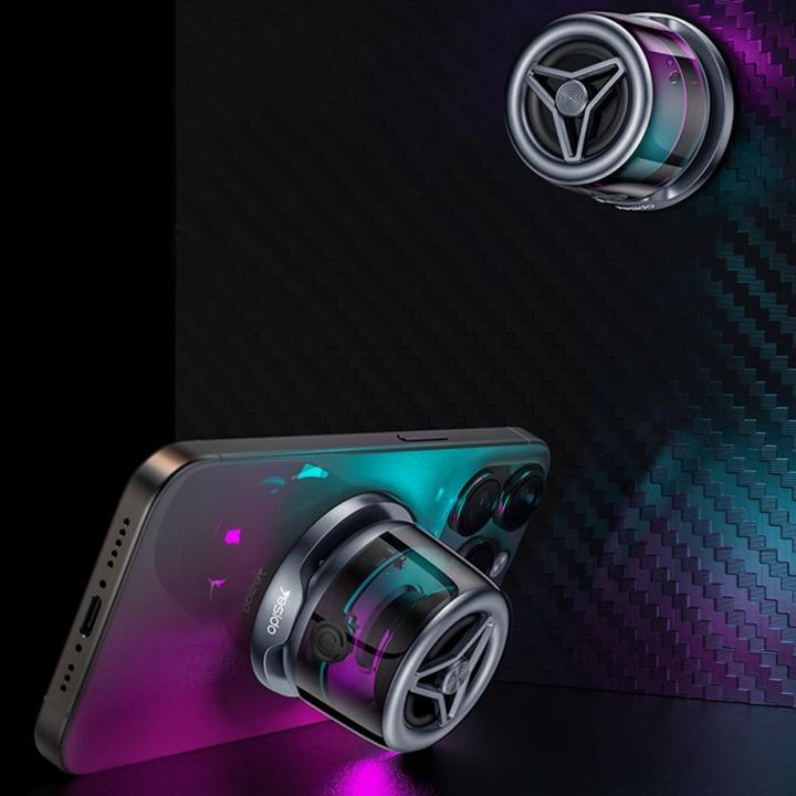 Actual product image Yesido BT Speaker YSW32, 3W, RGB, Black