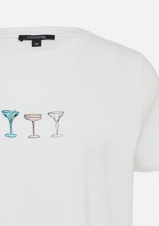 Immagine prodotto Comma T-Shirt Jersey-T-Shirt aus Baumwollmix mit Print (34)