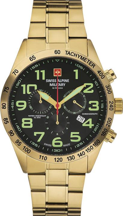 Immagine prodotto Swiss Alpine Military 7047.9114 Cronografo 45mm 10ATM (Cronografo, 45 mm)