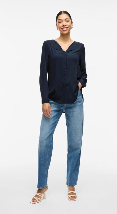 Image du produit Vila Chemise à col fendu High Low (XXL)