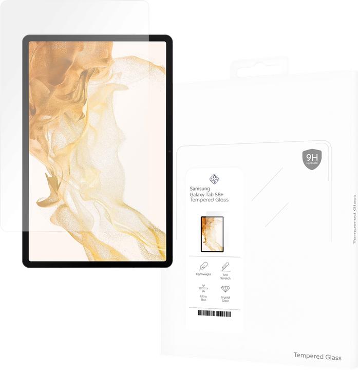 Produktbild Cazy Schutzglass Kompatibel mit Samsung Galaxy Tab S8+ - Displayschutz Tempered Glass (1 Stück, Galaxy Tab S8+)