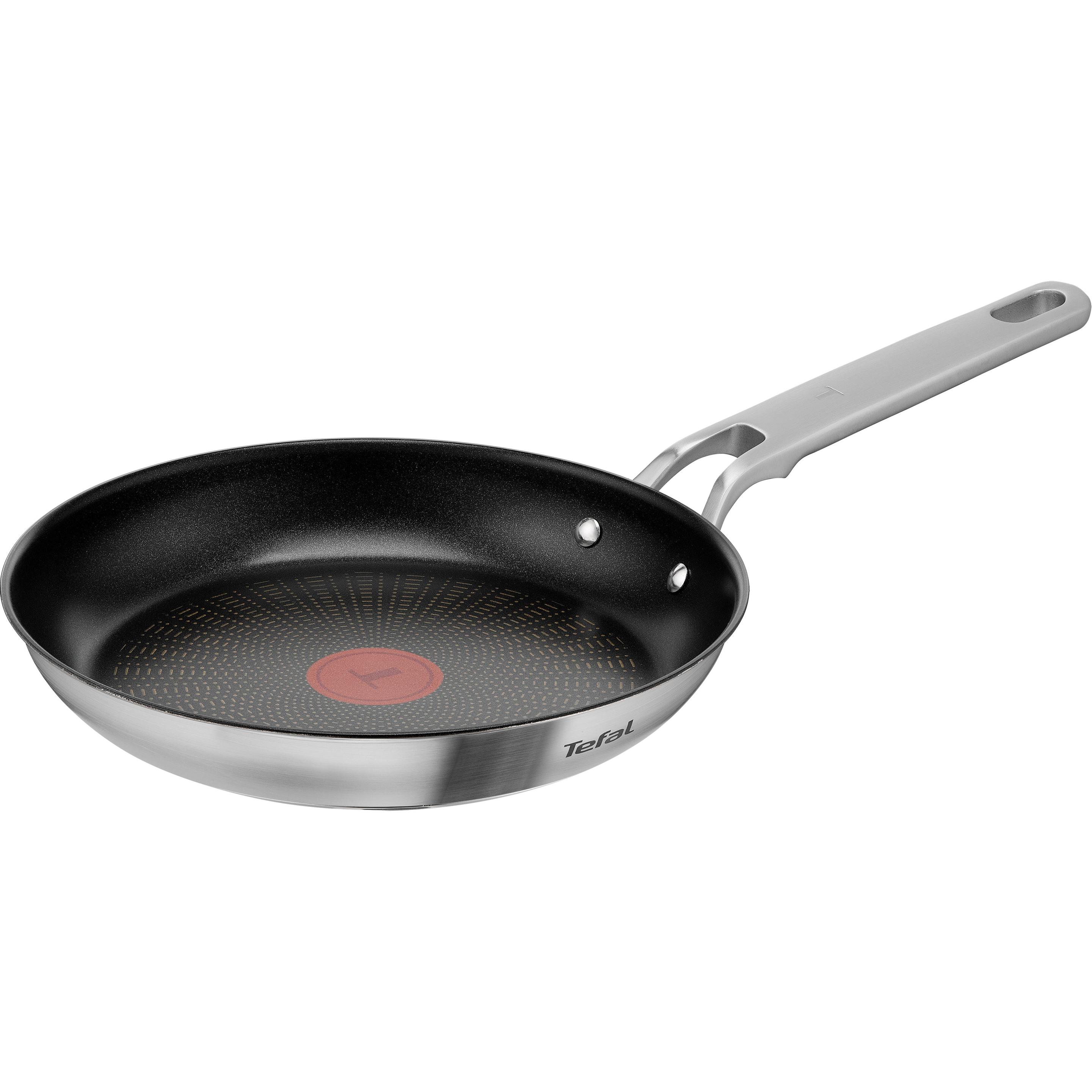 Tefal Extreme Frying Pan, 24 cm, stainless steel, Padella + Pentola, Argento