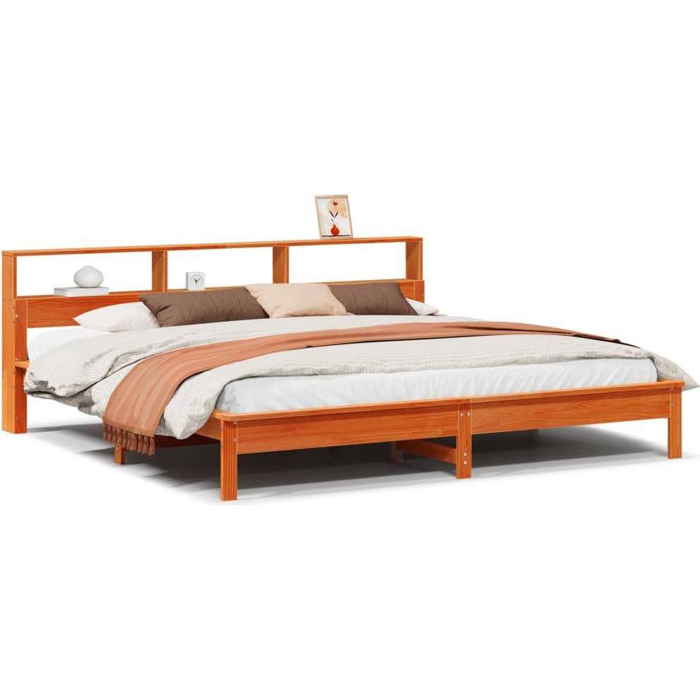 VidaXL, Bett, Massivholzbett Holzbett Bett Doppelbett ohne Matratze 180x200cm Kiefer (180 x 200 cm)