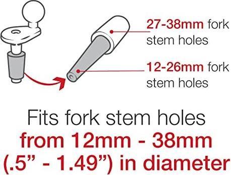 Produktbild Rammount Base Motorcycle Fork Stem