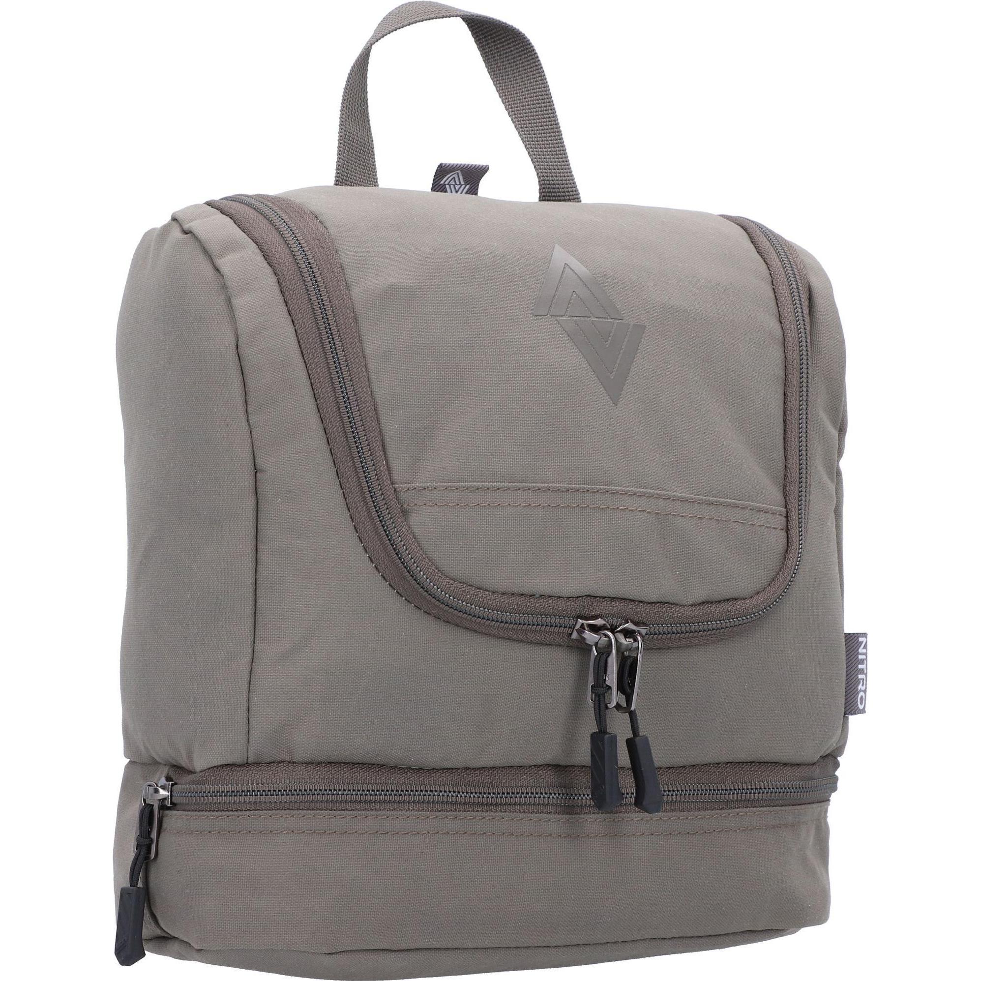 Nitro, Necessaire, Travel Bags Kulturbeutel 25 cm, Braun, (6 l)