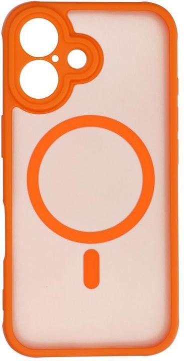 Image du produit OEM Back panel cover FULL MATTE MAG COVER case compatible with MagSafe for IPHONE 16 hermes orange (Apple iPhone 16)