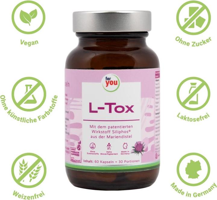 Produktbild For You L-Tox (60 Stück, Kapseln)