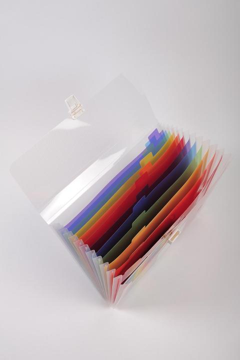 Produktbild Exacompta Crystal Fächermappe mit Griff (A4, 1 x)