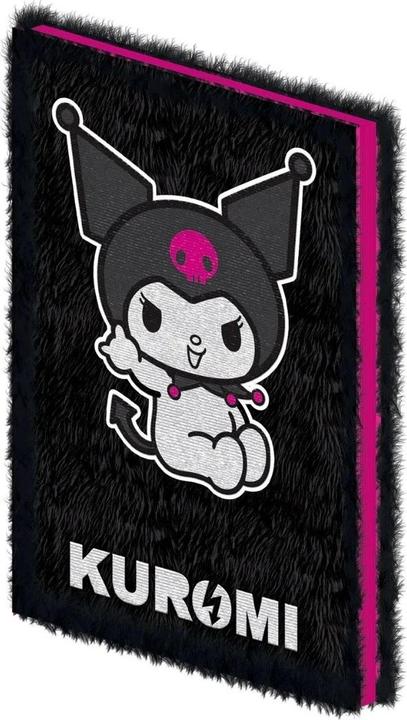 Actual product image Pyramid Kuromi Notebook A5: Plush Kuromi (A5, Hardcover)