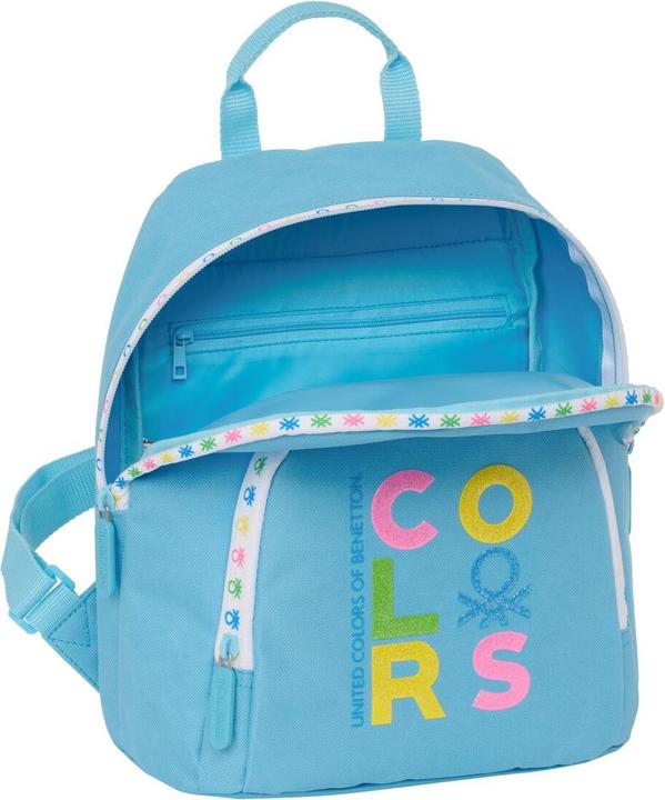 Actual product image Benetton Backpack Spring Mini Celeste 25 x 30 x 13 cm