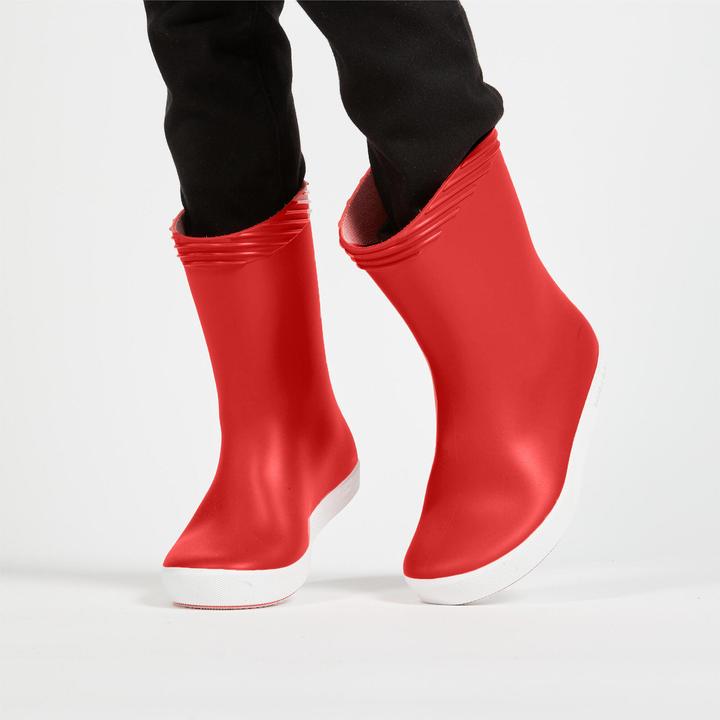 Image du produit Tribord Botte de pluie pour la voile Enfant - 100 rouge (33)