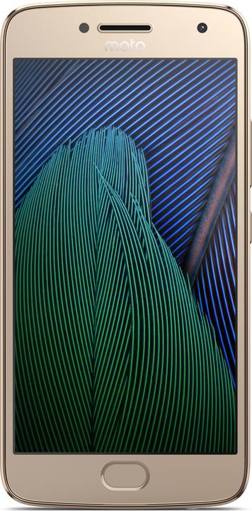 Actual product image Motorola Moto G5 Plus (32 GB, Fine Gold, 5.20", Dual SIM + SD, 4G)