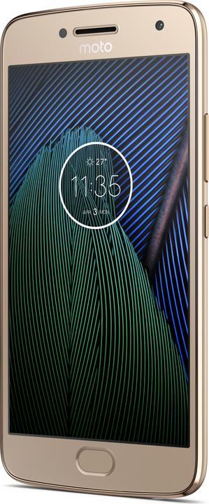 Actual product image Motorola Moto G5 Plus (32 GB, Fine Gold, 5.20", Dual SIM + SD, 4G)