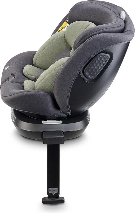 Actual product image BabyGo Move 360 Green child seat (Reboarder, ECE R129/i-Size Standard)