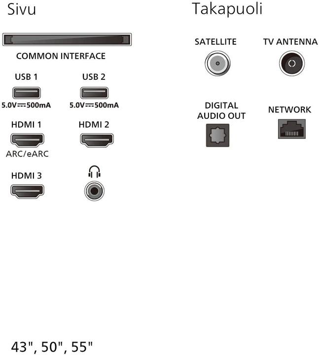 Produktbild Philips 43PUS8000/12 (43", LCD, LED, 4K, 2025)