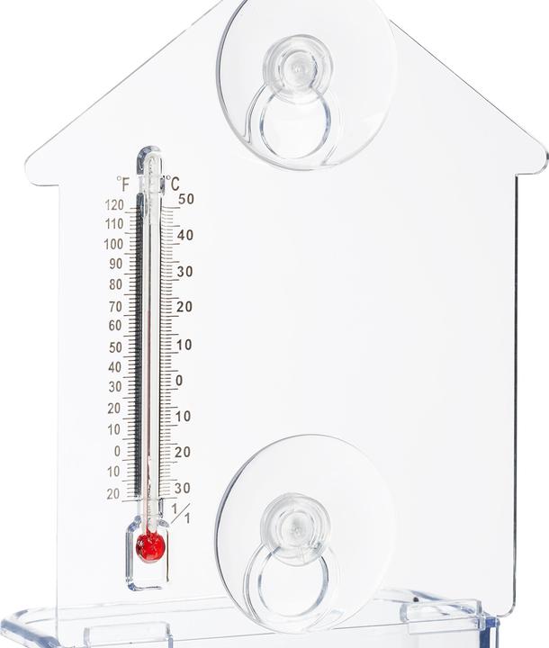 Produktbild Relaxdays 2x Fenster-Vogelfutterhaus