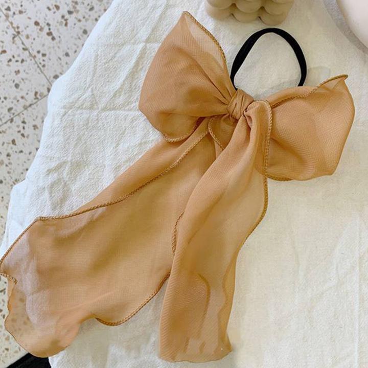 Immagine prodotto Avizar Transparenter Schleifen-Haargummi (Elastico per capelli)