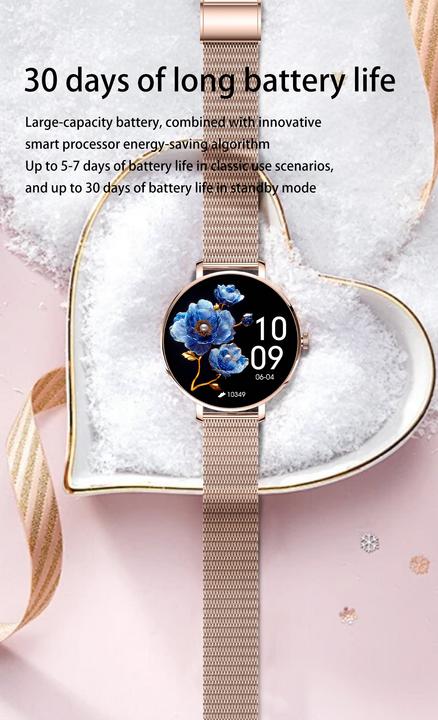 Actual product image PhoneLook Smart Watch NX21 mit Touchscreen-LED Sport-/Fitness-/Schlafprogrammen Mailänder Armband