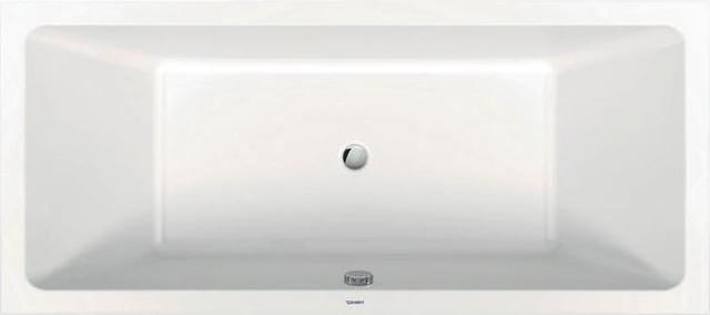 Actual product image Duravit Bathtub No 1 2 Back Slopes white 1800x800mm (160 l, 180 cm, 80 cm)