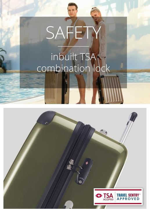 Actual product image Hauptstadtkoffer Expandable Hardshell Spinner Suitcase with TSA Lock