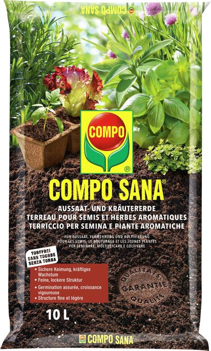 Compo Sana (10 l, Terriccio senza torba)