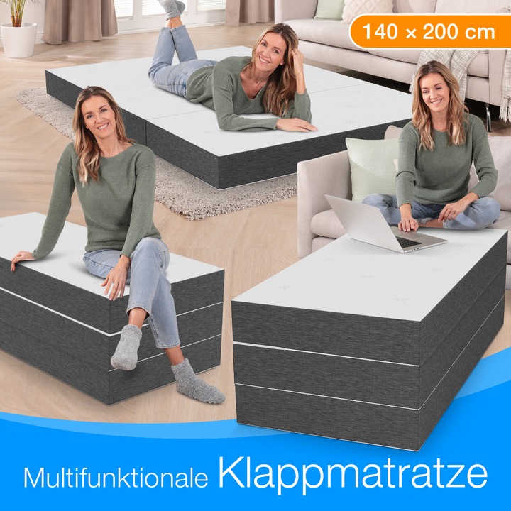 Immagine prodotto Bestschlaf Materasso Visco per ospiti (140 x 200 cm, Nucleo di schiuma)