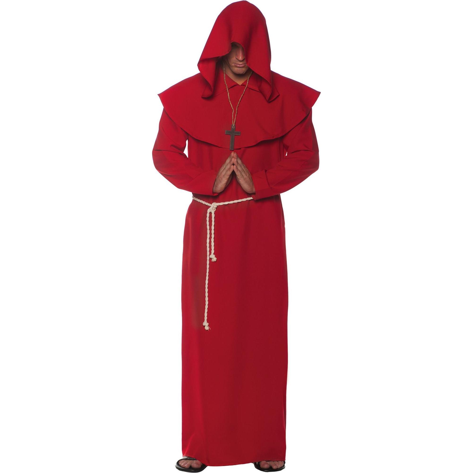 Underwraps Ordensbruder Kostüm rot (XXL)