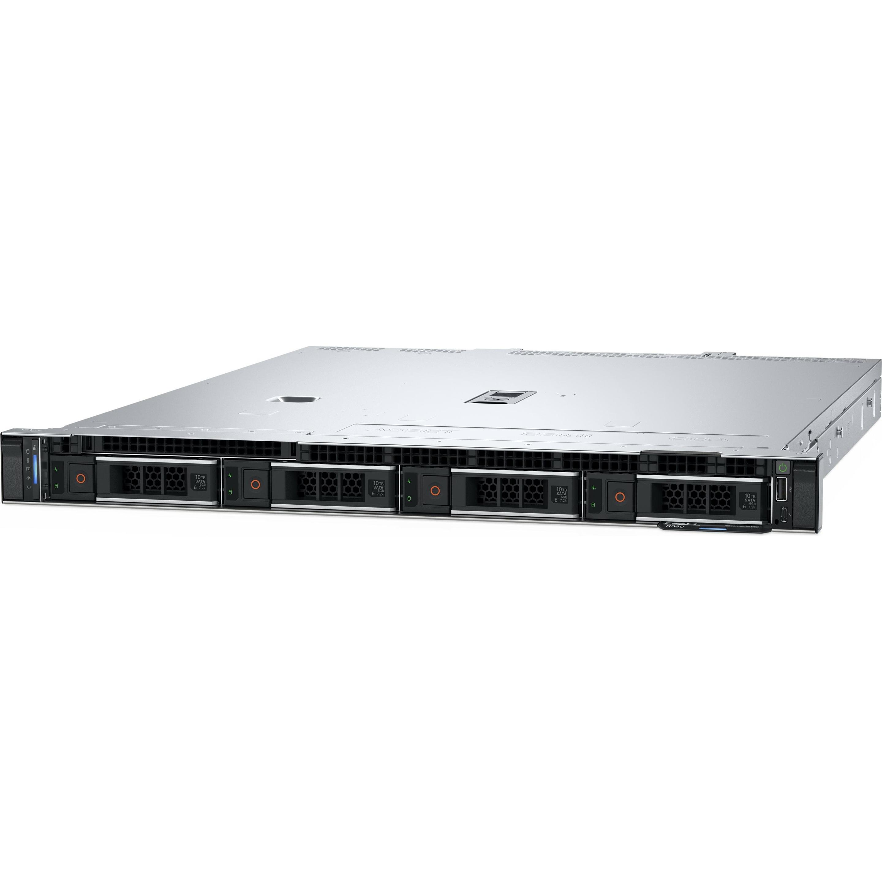 Dell POWEREDGE R360 SMART (16 GB, Rack Server), Server