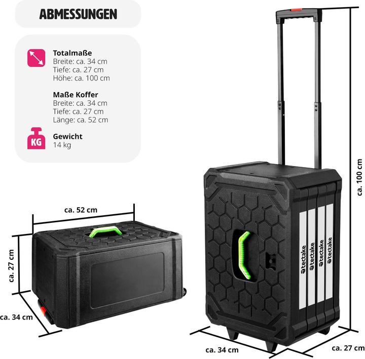 Actual product image tectake Trolley (899 pieces)