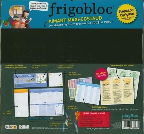 Image du produit Frigobloc hebdomadaire 2025 : calendrier d'organisation familiale (Couverture rigide, Français)