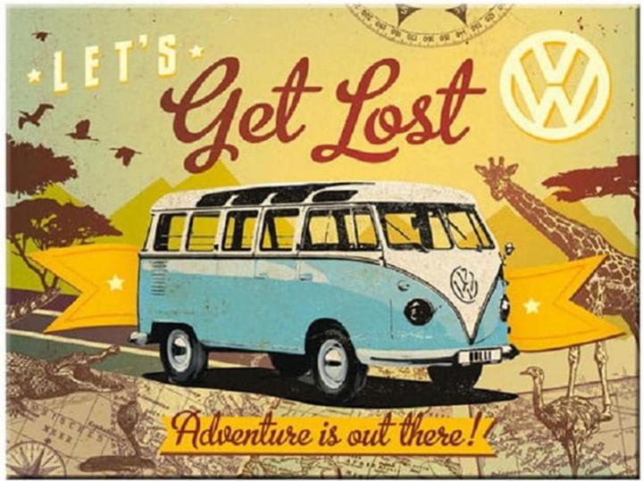 Image du produit Nostalgic-Art Merchandising Aimant adhésif VW Bulli 1 pièce, Multicolore (1x)