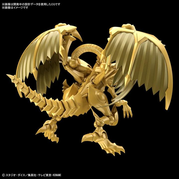 Actual product image Bandai YU-GI-OH! -Figure-rise stand. Amplified Winged dragon of Ra -Model Kit