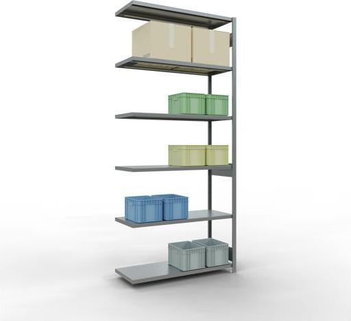 Actual product image Schulte Lagertechnik MULTIplus250 boltless add-on bay system with length bolts