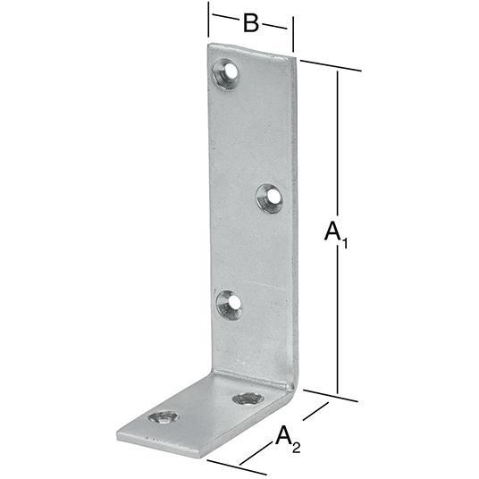 Vormann, Baubeschläge + Holzverbinder, Starkwinkel 200X100X40 verz.