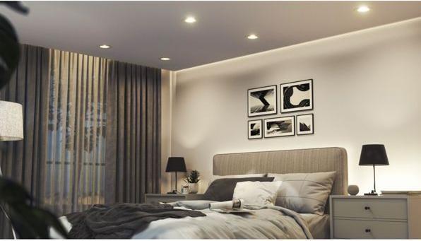 Produktbild Nanoleaf Essentials Matter Smart WiFi Einbauleuchte 4 Stk. (550 lm)