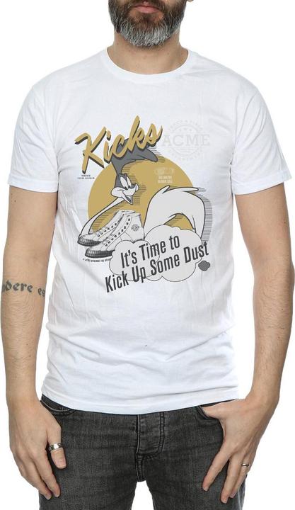 Actual product image Looney Tunes Mens Road Runner Kicks T-Shirt (S)