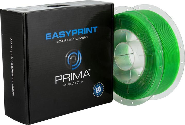 Productafbeelding Prima Creator EasyPrint PETG - 1.75mm - 1 kg - Transparant Groen (1.75 mm, 1000 g)
