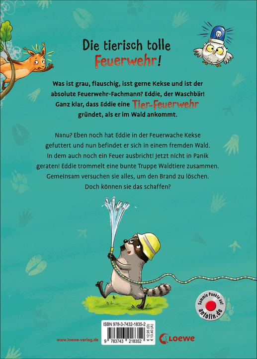 Produktbild Loewe Die Tier-Feuerwehr (Band 1) - Ein Waschbär greift ein (Deutsch, Larisa Lauber, Vanessa Walder, 2025)