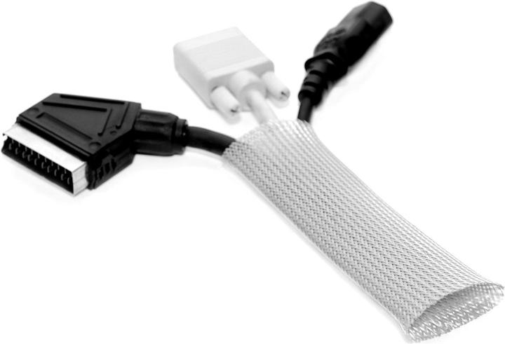 Actual product image Audioraq Cable conduit 2506 closed 55mm 50m silver (Cable conduit, 5000 cm)