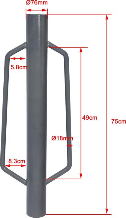 Actual product image XPOtool Pile driver