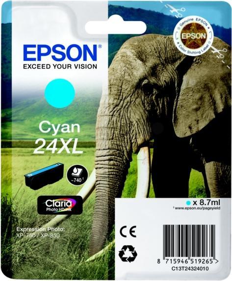 Produktbild Epson Claria Photo HD Ink Cyan 24xl (C)