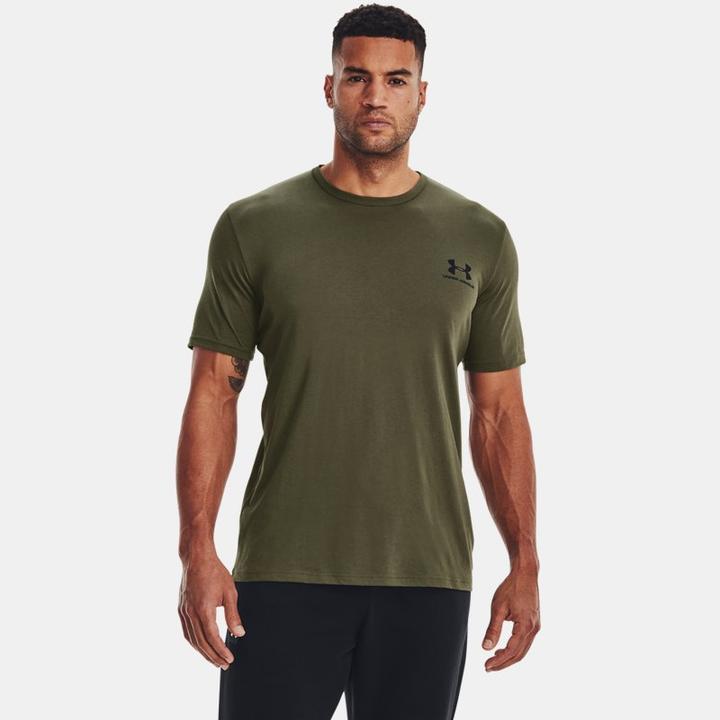 Image du produit Under Armour Sportstyle Left Chest Shirt à manches courtes Marine Green Man (XL)