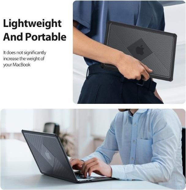 Actual product image Dux Ducis LCGH Protective Hard Case Series (15.30", Apple)