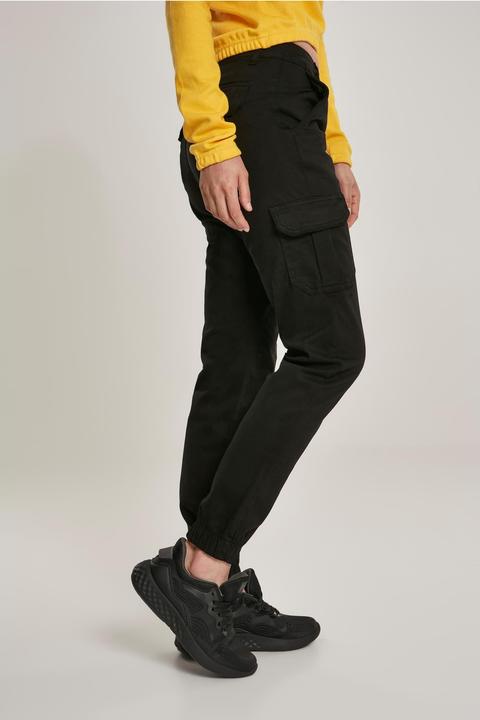Actual product image Urban Classics Ladies High Waist Cargo Pants (34)