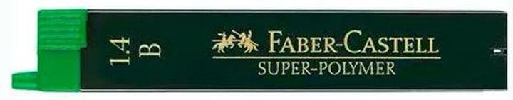 Produktbild Faber-Castell 6 SUPER-POLYMER Bleistiftminen B 1,4 mm (6 Stück, Schwarz)
